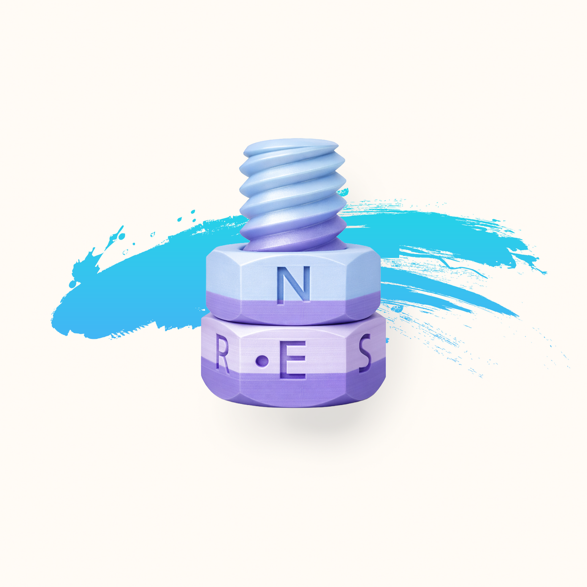 Multicolor Stress Nut