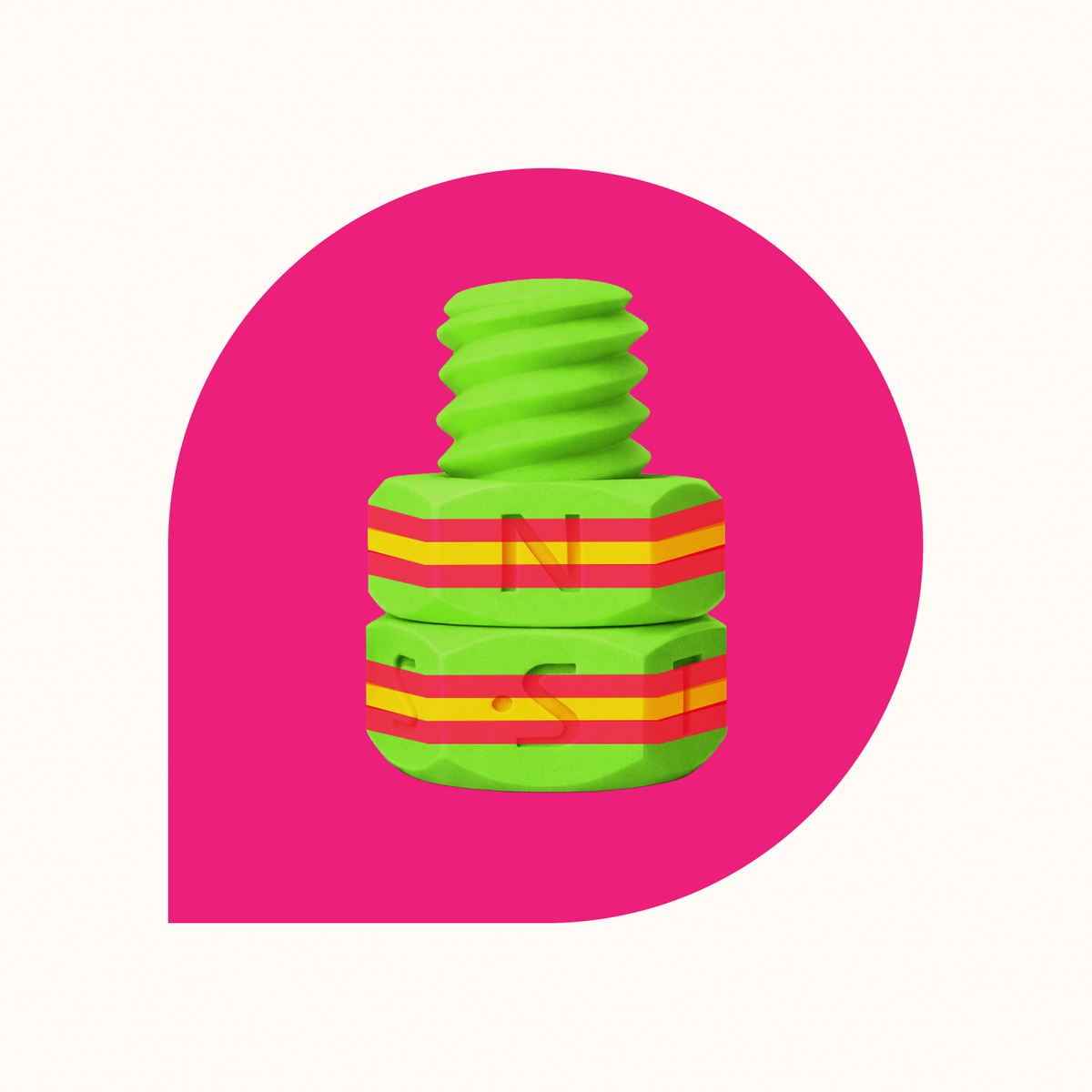 Multicolor Stress Nut